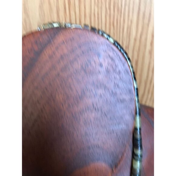 Vtg Heishi Necklace Shell Disc Shades Of Brown Discs With Various Other Gemstone - Picture 6 of 9